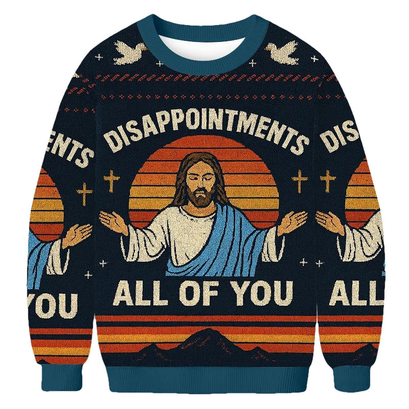 Jesus Disappointments All Of You Ugly Sweater Xmas - Moonbestprint