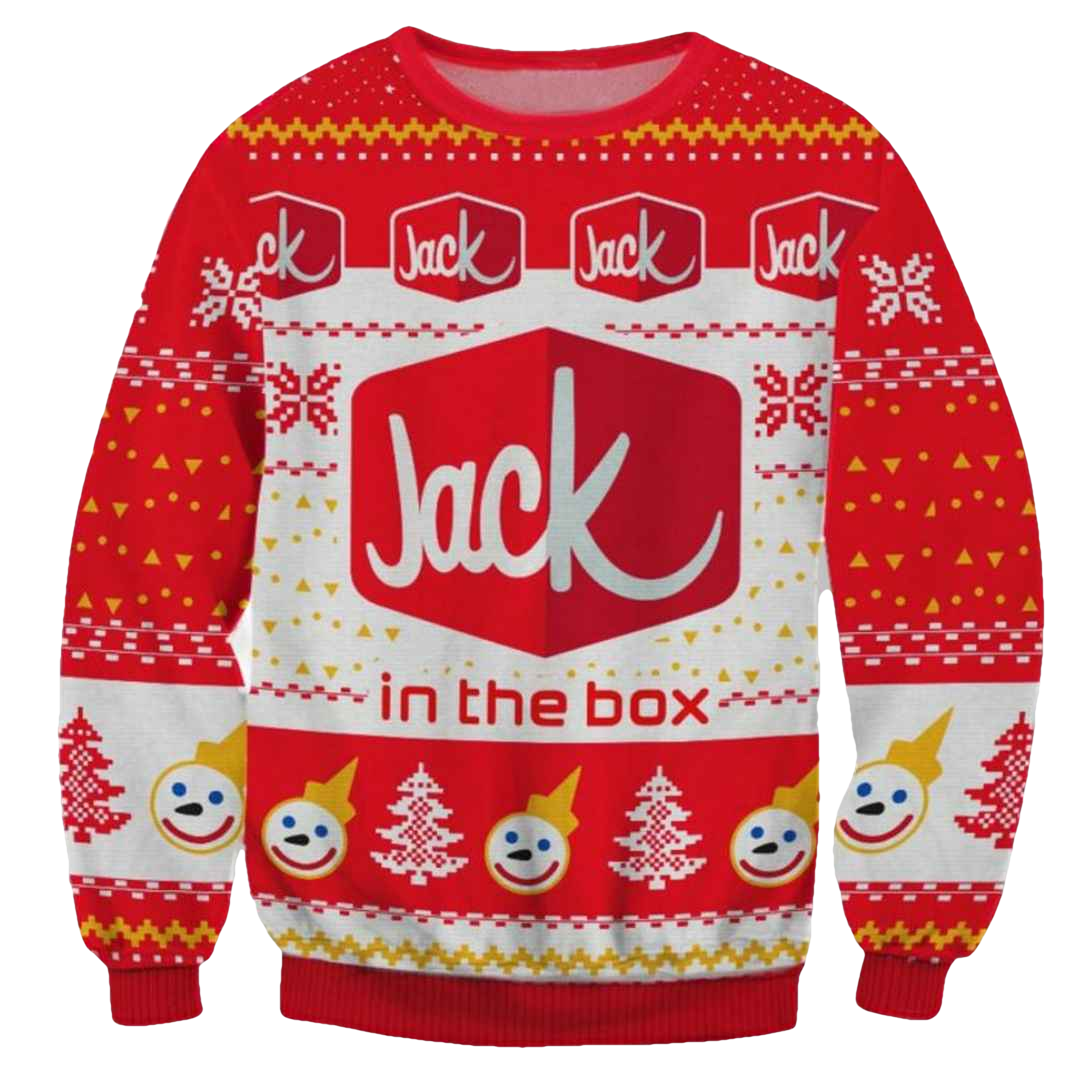 Jack In The Box Ugly Christmas Sweater - Moonbestprint