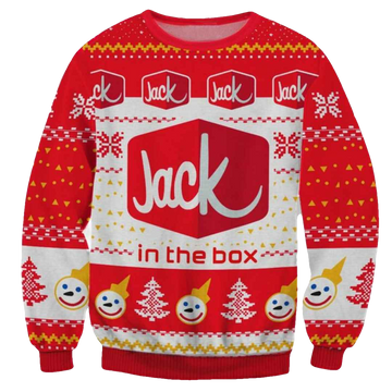 Jack In The Box Ugly Christmas Sweater - Moonbestprint