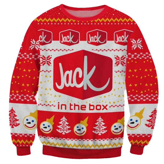 Jack In The Box Ugly Christmas Sweater - Moonbestprint