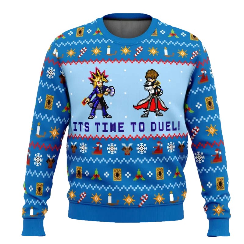 Its Time To Duel Yugioh Ugly Christmas Sweater - Moonbestprint