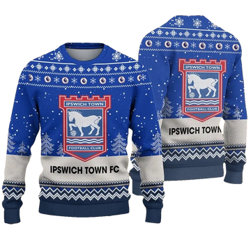 Ipswich Town Ugly Christmas Sweater - Moonbestprint