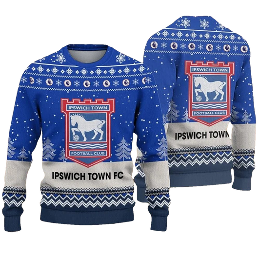 Ipswich Town Ugly Christmas Sweater - Moonbestprint