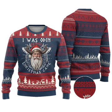 I Was Odin Before Christmas Came Viking Ugly Sweater - Moonbestprint
