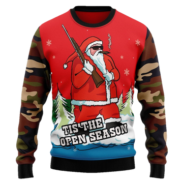 Hunting Open Season Ugly Christmas Sweater - Moonbestprint