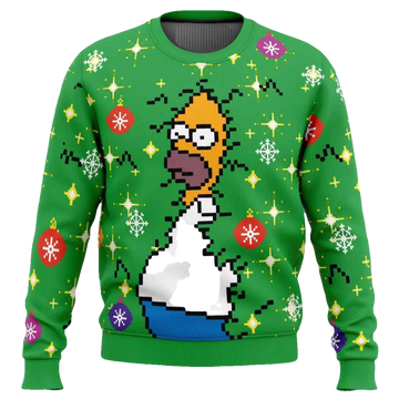 Homer Bush Meme The Simpsons Ugly Christmas Sweater - Moonbestprint