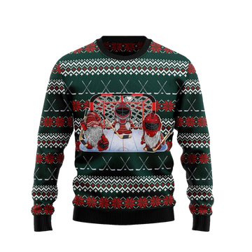 Hockey Gnomies Ugly Christmas Sweater - Moonbestprint