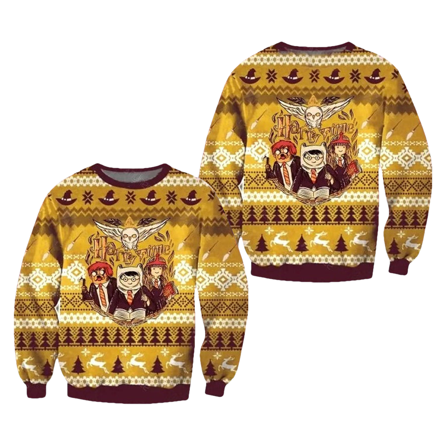 Harry Adventure Time Ugly Christmas Sweater - Moonbestprint
