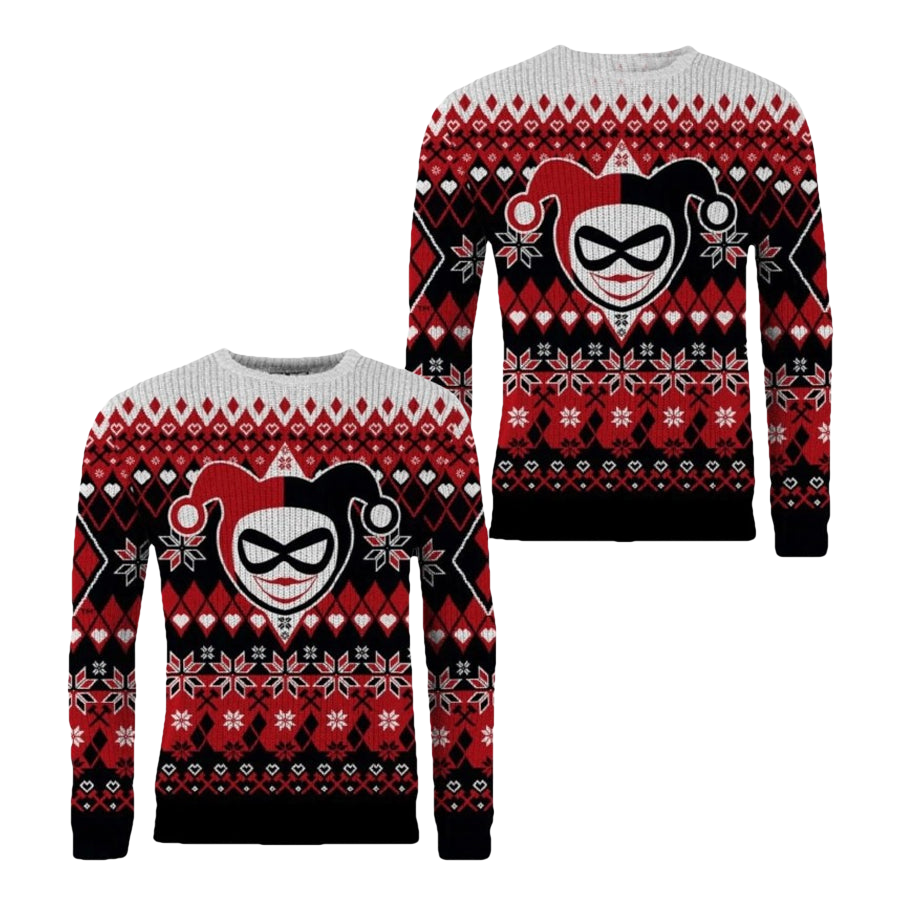 Harley Quinn Happy Harley Days Ugly Sweater - Moonbestprint