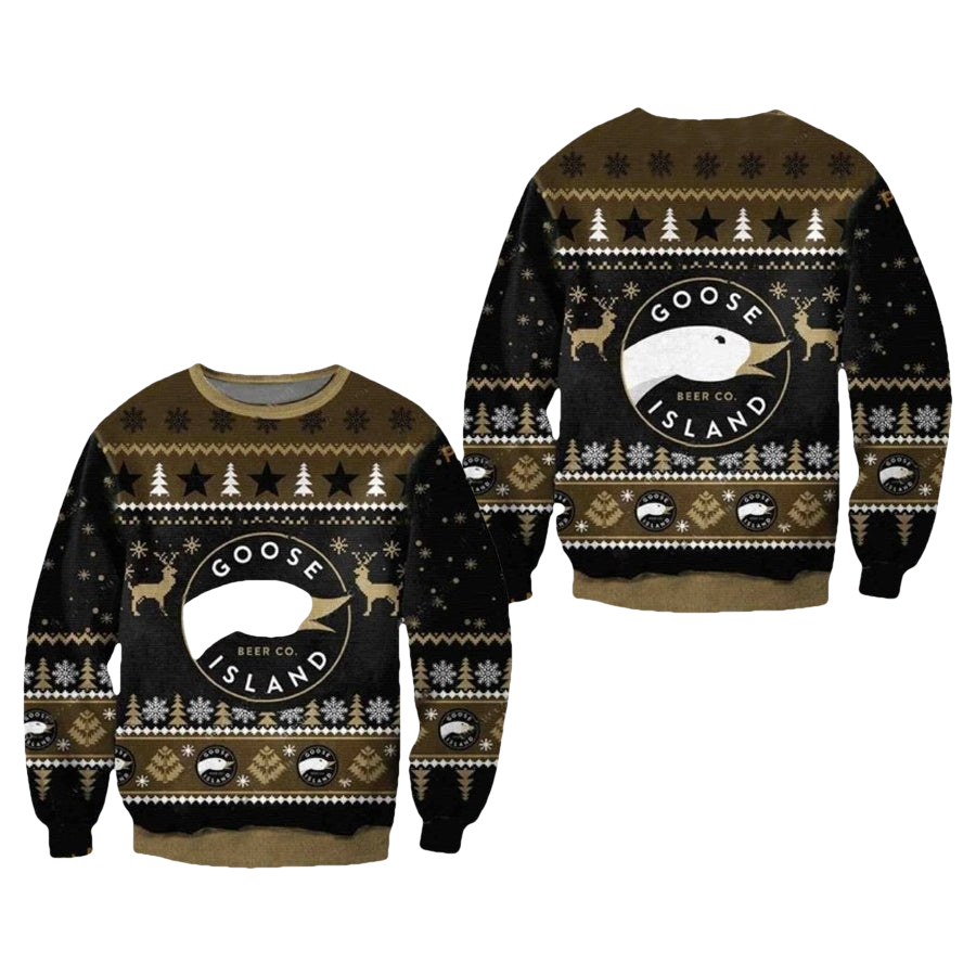 Goose Island Brewery Beer Ugly Christmas Sweater - Moonbestprint