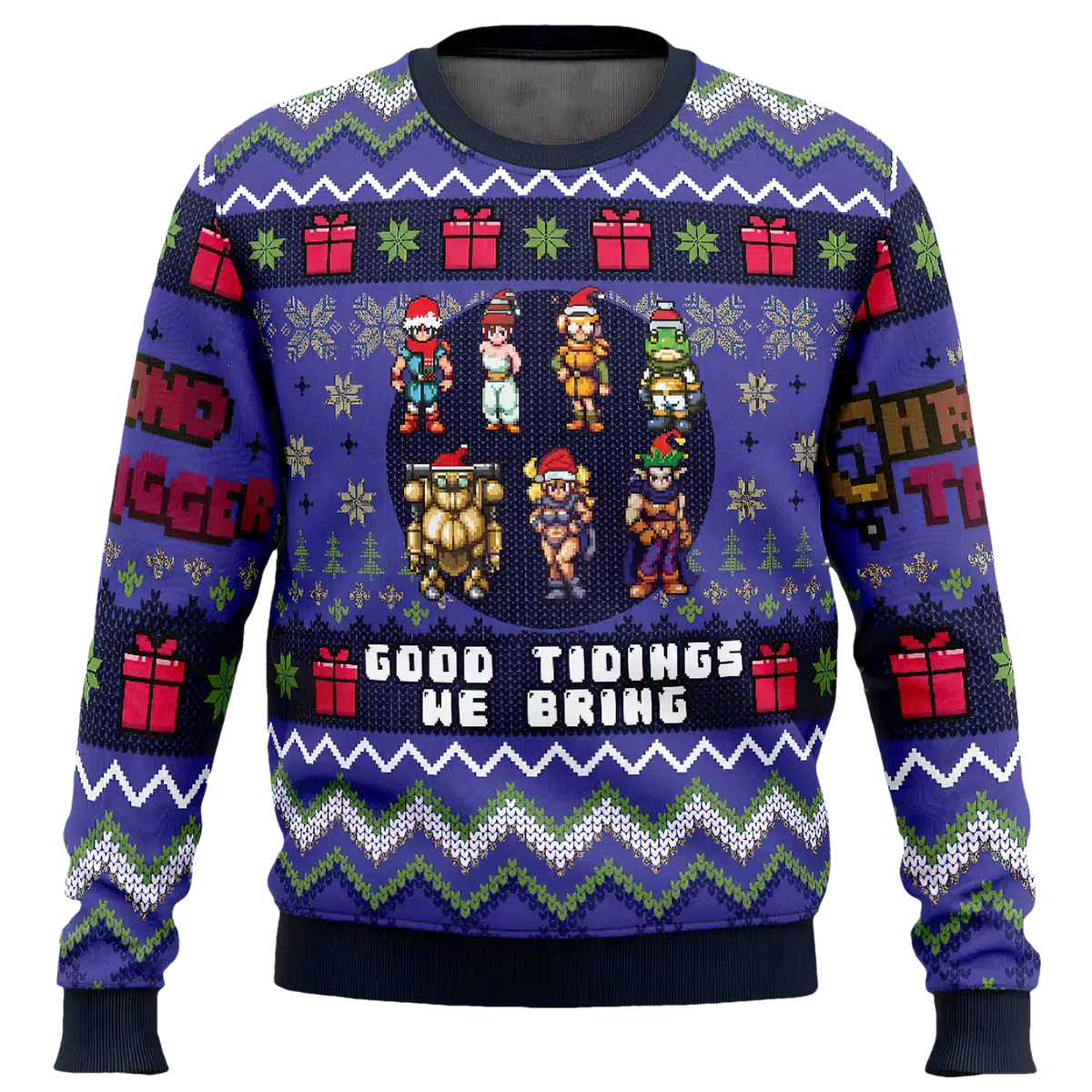 Good Tidings We Bring Chrono Trigger Ugly Christmas Sweater - Moonbestprint