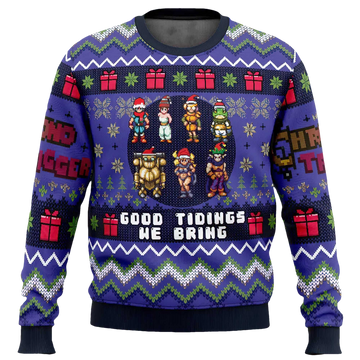 Good Tidings We Bring Chrono Trigger Ugly Christmas Sweater - Moonbestprint