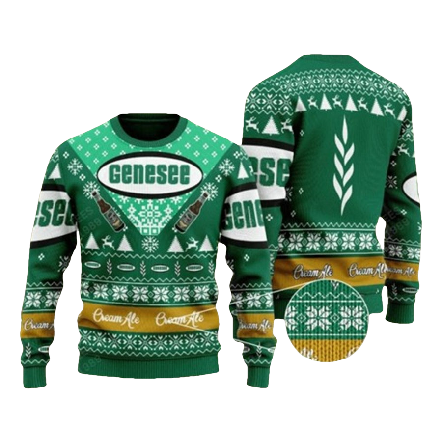 Genesee Cream Ale Beer Ugly Christmas Sweater - Moonbestprint