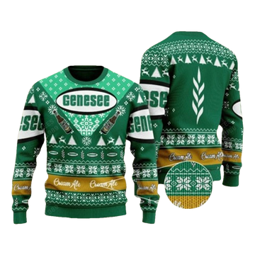 Genesee Cream Ale Beer Ugly Christmas Sweater - Moonbestprint