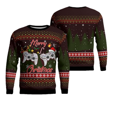 Gamer Game Console Ugly Christmas Sweater - Moonbestprint