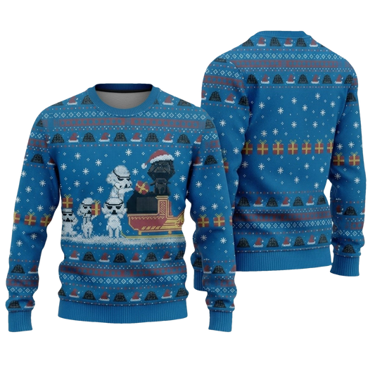 Galactic Empire Snowtrooper Star Wars Ugly Christmas Sweater - Moonbestprint