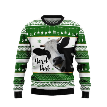 Funny Cow Herd That Ugly Christmas Sweater - Moonbestprint