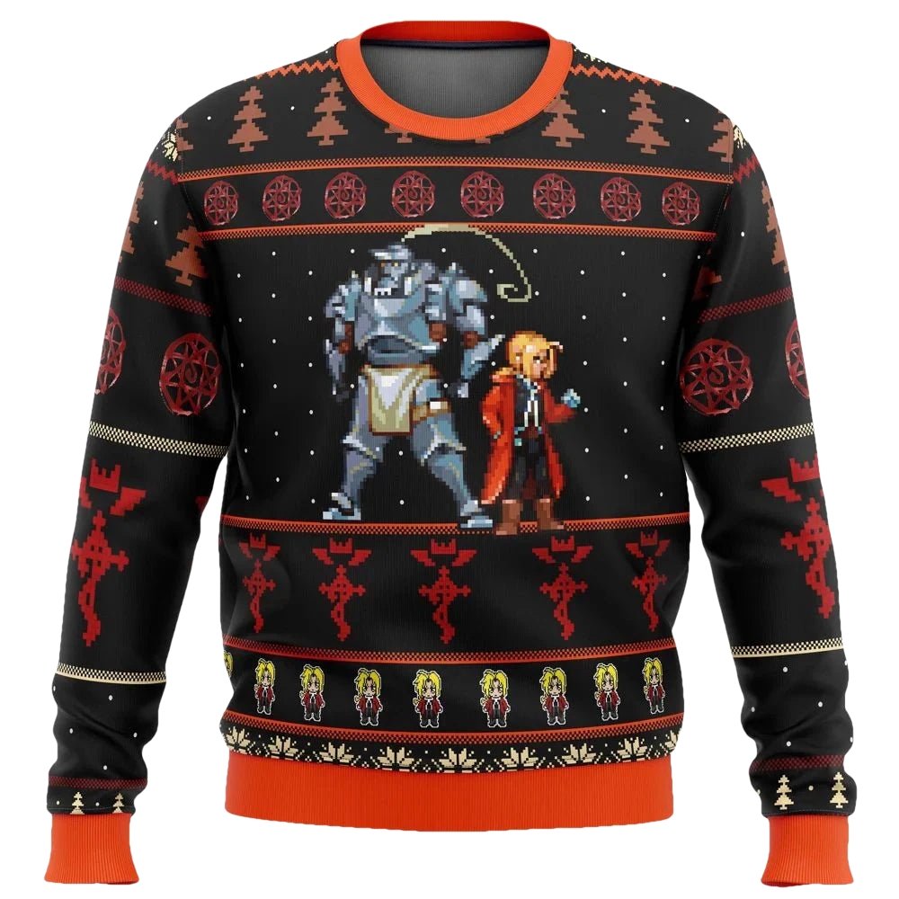 Fullmetal Alchemist Alt Ugly Christmas Sweater - Moonbestprint