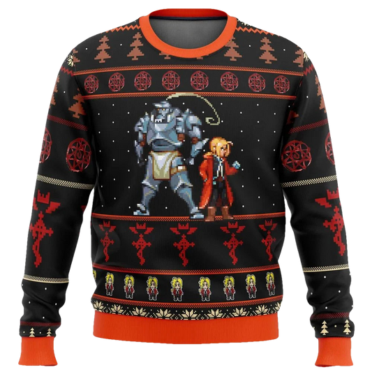 Fullmetal Alchemist Alt Ugly Christmas Sweater - Moonbestprint