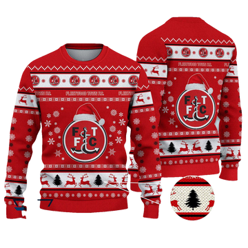 Fleetwood Town Christmas Ugly Sweater - Moonbestprint