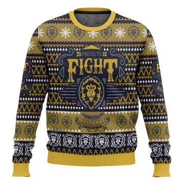 Fight World Of Warcraft Ugly Christmas Sweater - Moonbestprint