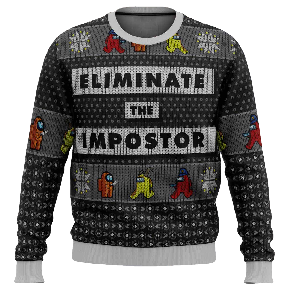 Eliminate The Impostor Among Us Ugly Christmas Sweater - Moonbestprint