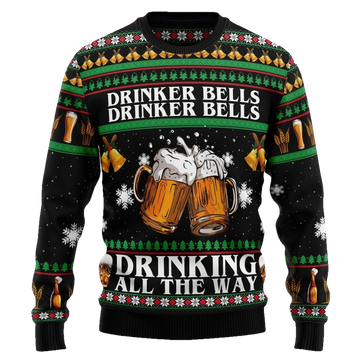 Drinker Bell Beer Ugly Christmas Sweater - Moonbestprint