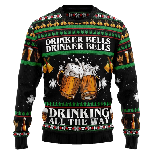 Drinker Bell Beer Ugly Christmas Sweater - Moonbestprint