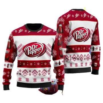 Dr Pepper Xmas Ugly Christmas Sweater - Moonbestprint