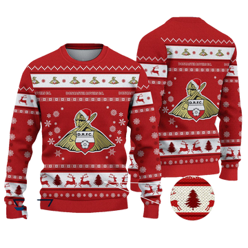 Doncaster Rovers Christmas Ugly Sweater - Moonbestprint