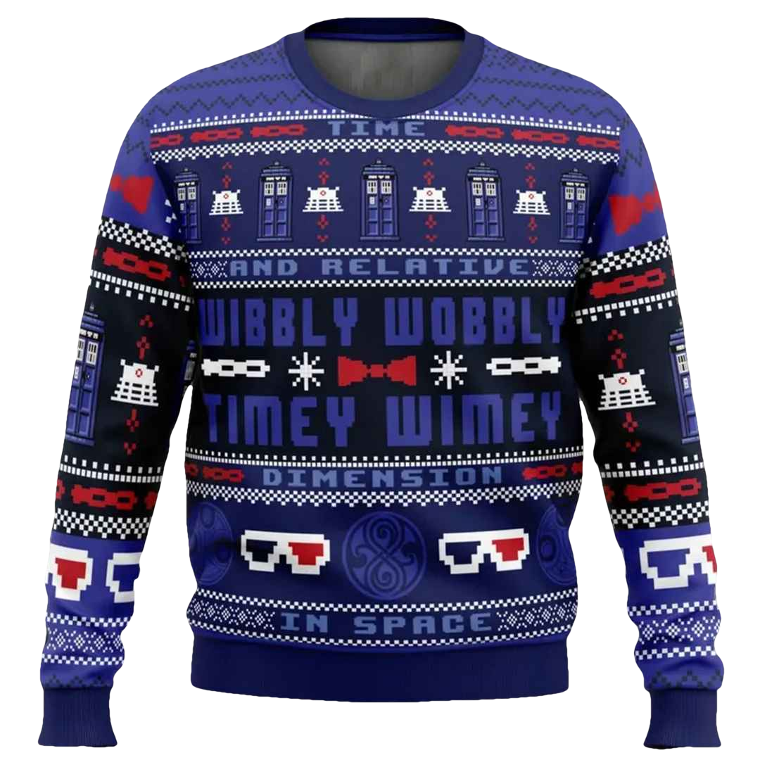 Doctor Who Ugly Christmas Sweater - Moonbestprint