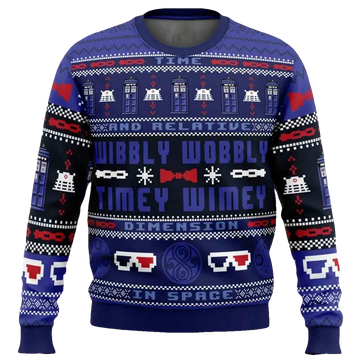 Doctor Who Ugly Christmas Sweater - Moonbestprint