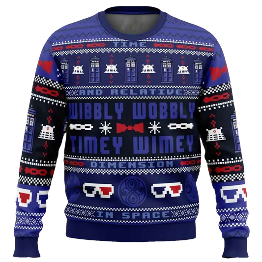 Doctor Who Ugly Christmas Sweater - Moonbestprint
