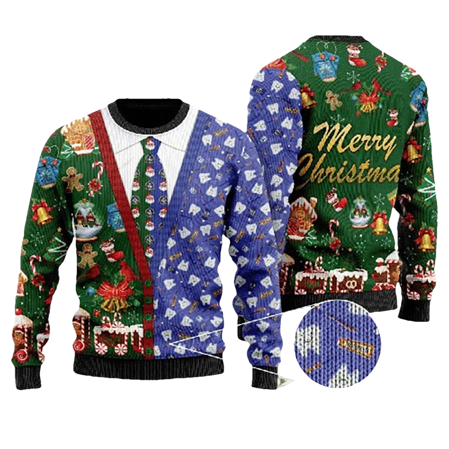 Dentist Ugly Christmas Sweater - Moonbestprint