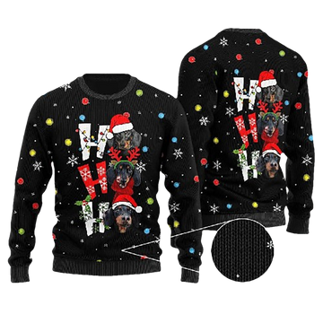 Dachshund Ugly Christmas Sweater - Moonbestprint