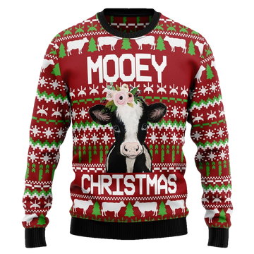 Cow Mooey Christmas Ugly Sweater - Moonbestprint