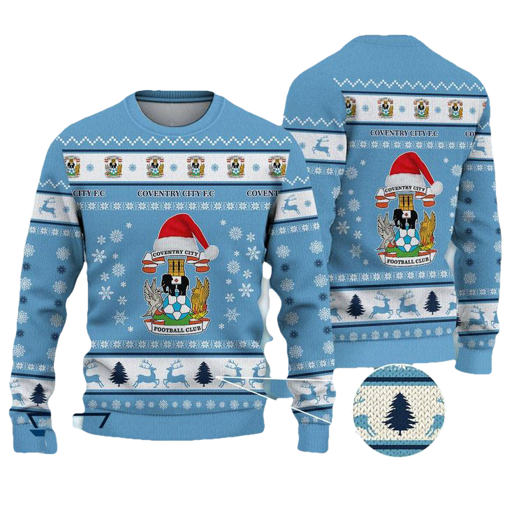 Coventry City Christmas Ugly Sweater - Moonbestprint