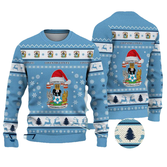 Coventry City Christmas Ugly Sweater - Moonbestprint