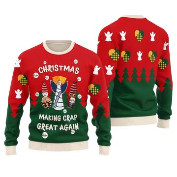 Corona Extra Making Crap Christmas Great Again Ugly Sweater - Moonbestprint