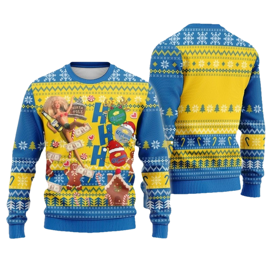 Corona Extra HoHoHo Christmas Ugly Sweater - Moonbestprint