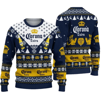 Corona Extra Beer Christmas Ugly Sweater - Moonbestprint