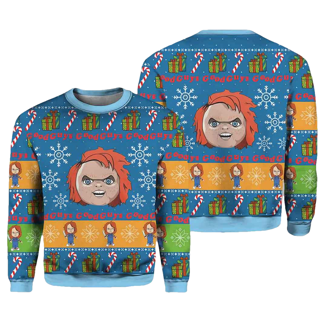 Chucky Good Guys Ugly Christmas Sweater - Moonbestprint