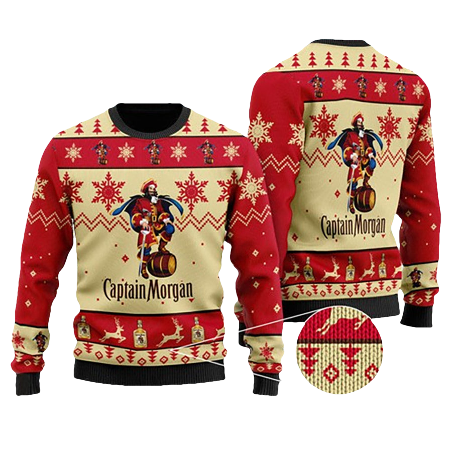 Captain Morgan Ugly Christmas Sweater - Moonbestprint