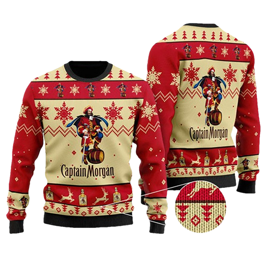 Captain Morgan Ugly Christmas Sweater - Moonbestprint
