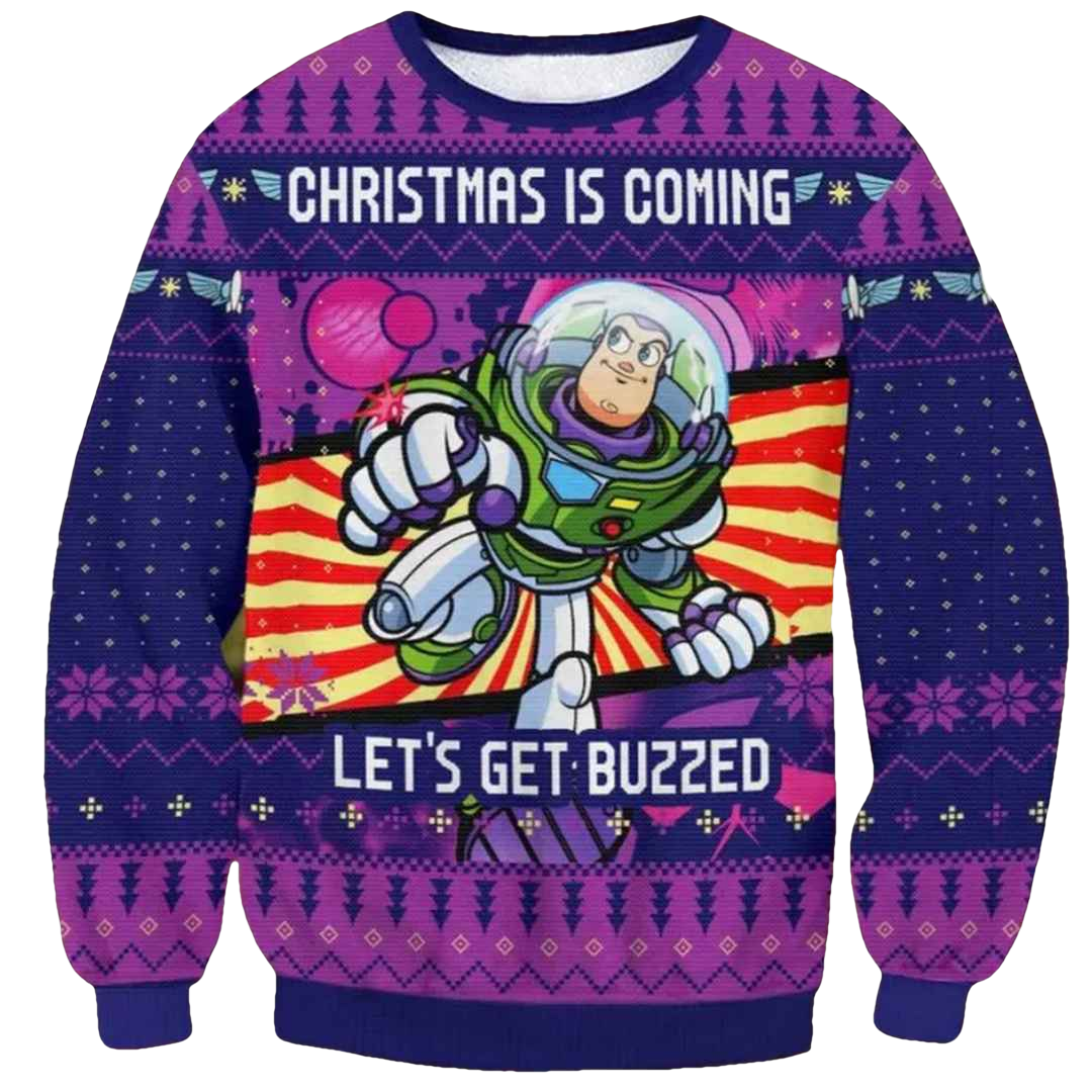 Buzz Lightyear Ugly Christmas Sweater - Moonbestprint