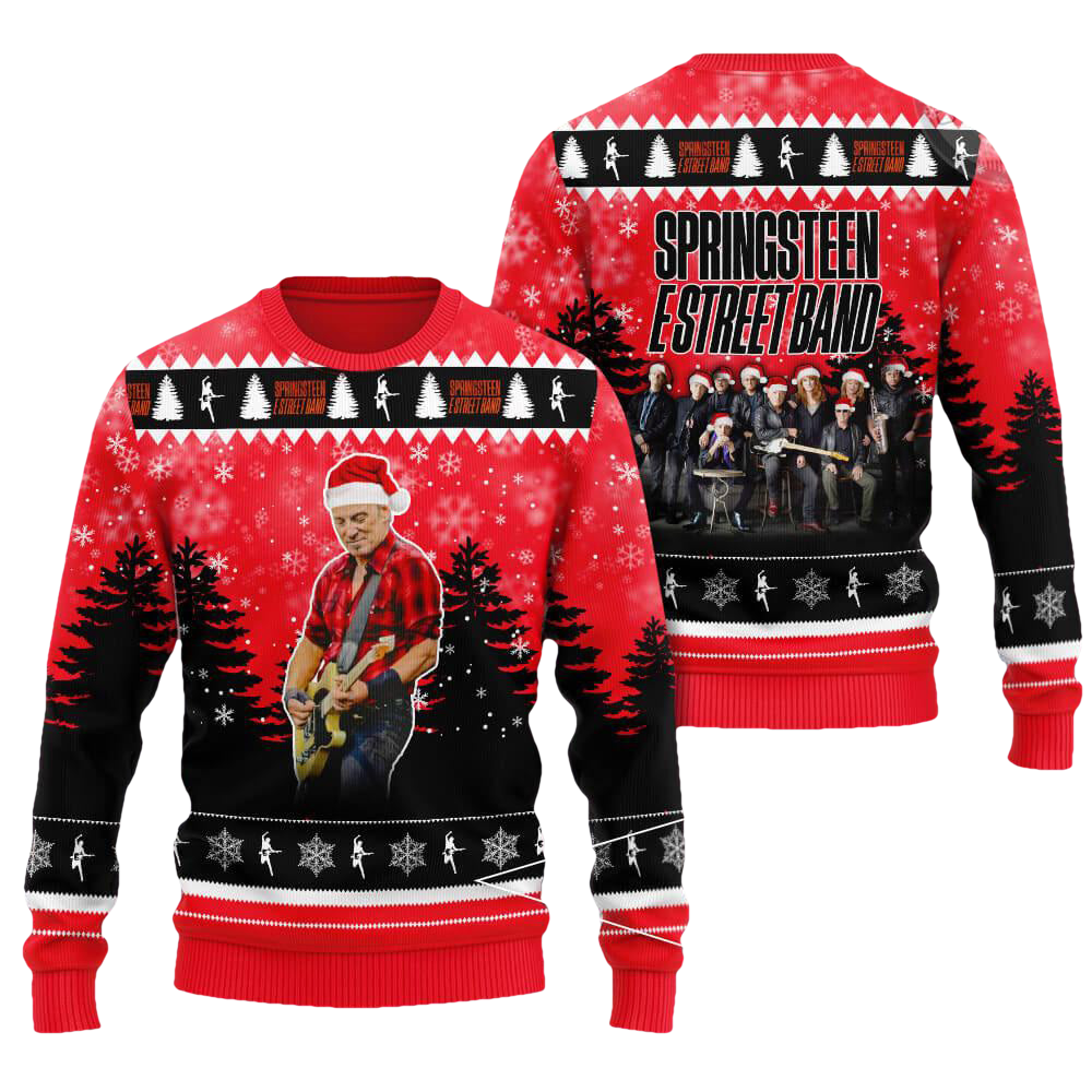 Bruce Springsteen Ugly Christmas Sweater - Moonbestprint