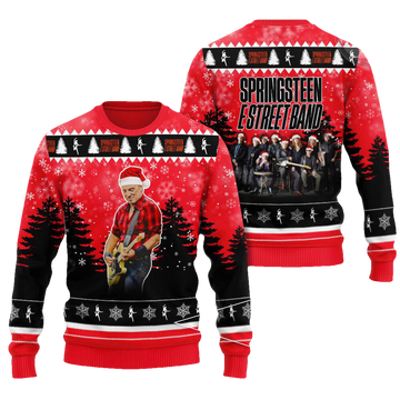 Bruce Springsteen Ugly Christmas Sweater - Moonbestprint