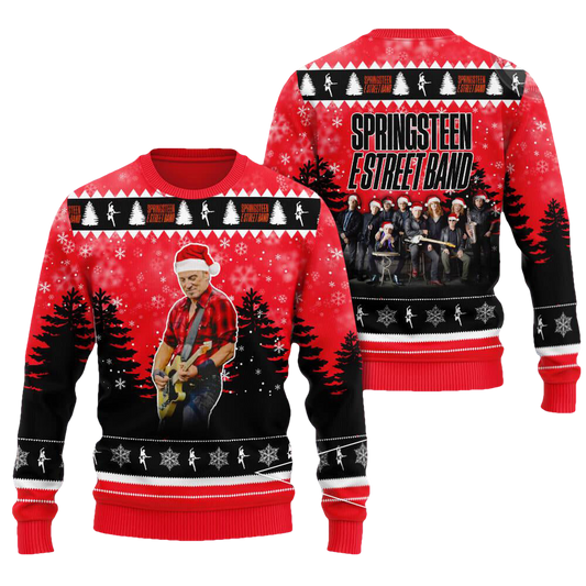 Bruce Springsteen Ugly Christmas Sweater - Moonbestprint