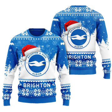 Brighton Albion Hove Ugly Christmas Sweater - Moonbestprint