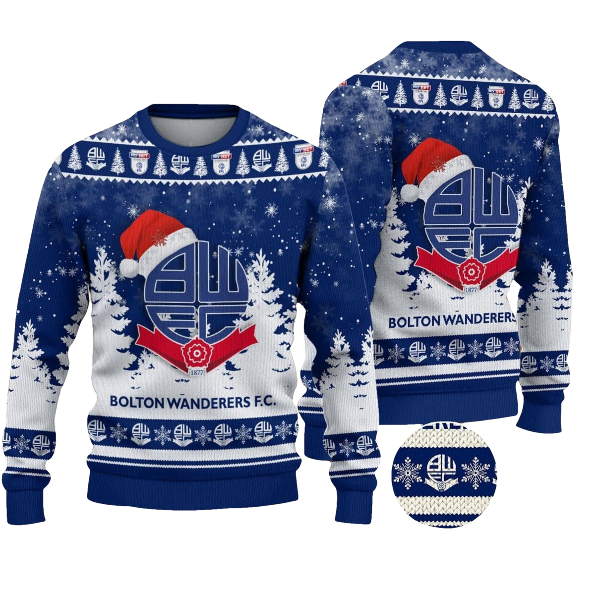 Bolton Wanderers Ugly Christmas Sweater - Moonbestprint